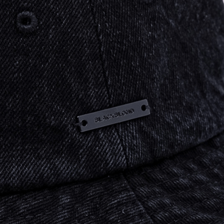 『BLACKBLOND』 　スマイルロゴデニムバケットハット (Black)