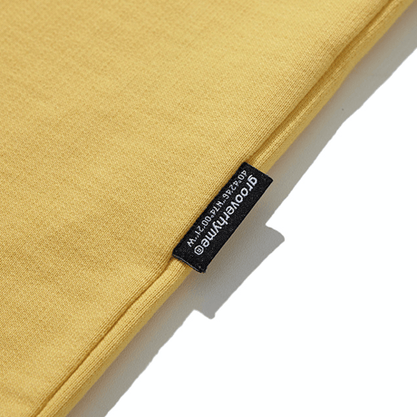 『grooverhyme』 　NYC ロケーションロングスリーブ Tシャツ (Yellow)