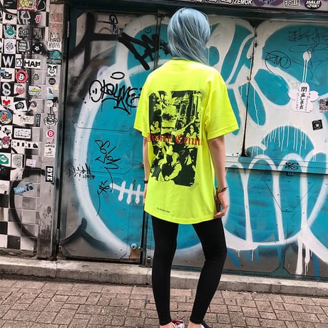 『BLACKBLOND』 イノセントシャドーショートスリーブ Tシャツ (Neon)