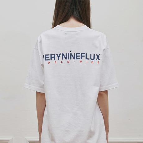 『Verynineflux』 ワールドワイド Tシャツ (White)