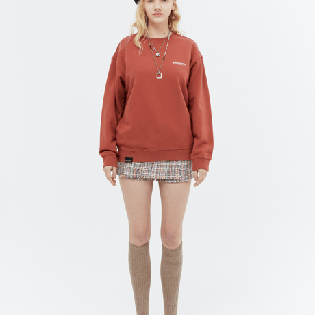 『grooverhyme』 　NYC ロケーションスウェット (Brick)