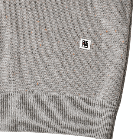 『FREAKISH BUILDING』 TANO KNIT SWEATER (Grey)