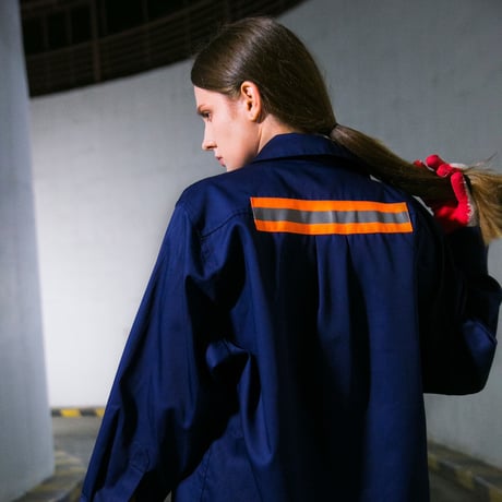 Swallowtale Single reflective taped Shirts (Navy)