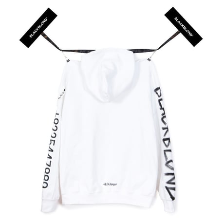 Blackblond BBD Graffiti Number Hoodie (White)