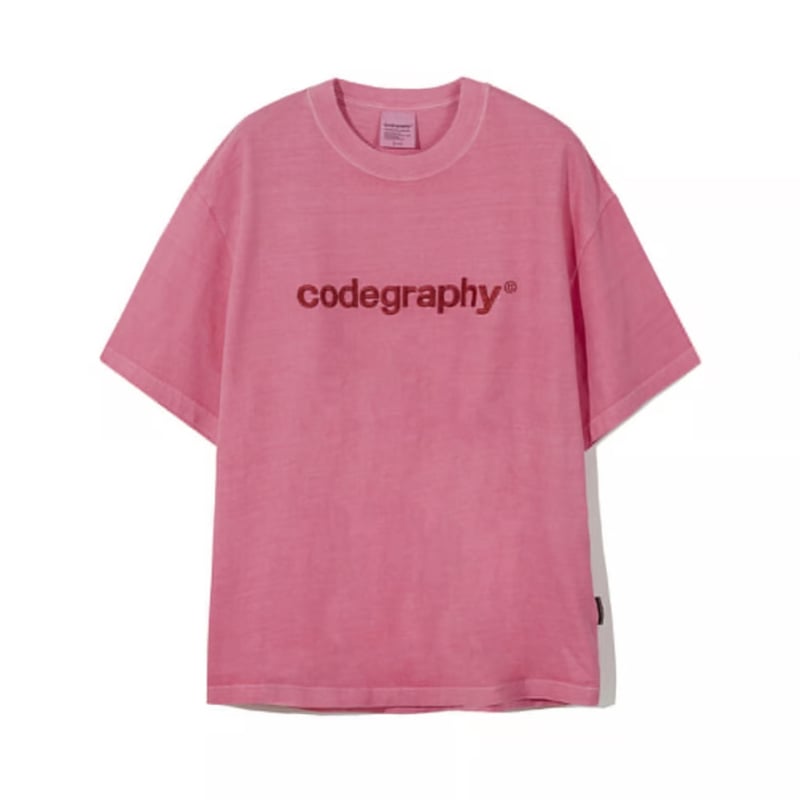Code:graphy』 pigment codegraphy logo t-shirt