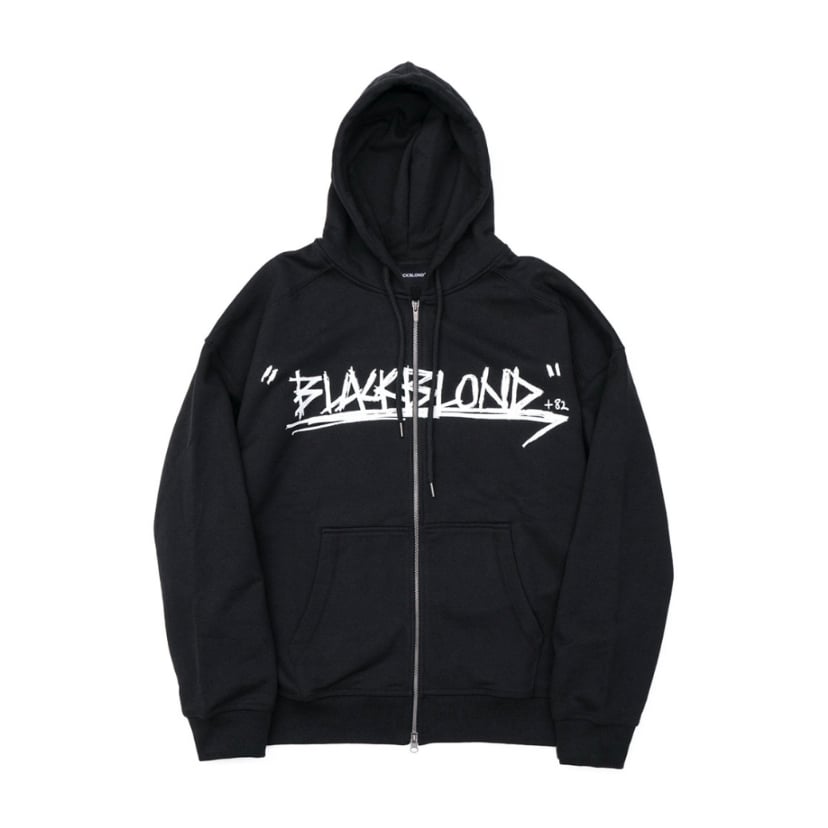 BLACKBLONDのBBD Arrow Graffiti Logo Zip Up Hood Jacket BLACKBLOND』 arrow graffiti logo zip up hood j