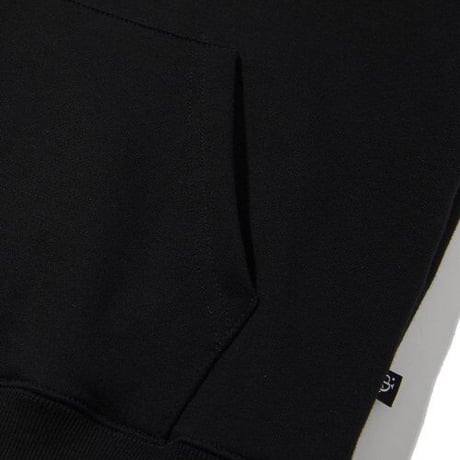 『Code:graphy』 　アーチロゴジップアップパーカー (Black)