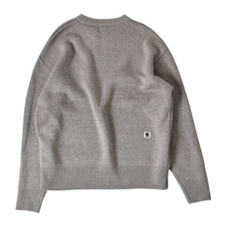 『FREAKISH BUILDING』 TANO KNIT SWEATER (Grey)