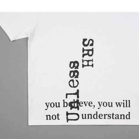 『SLOW RECORD HOUSE』　SRH Tシャツ (White)