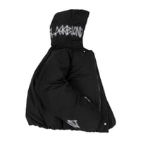 『BLACKBLOND』　Graffiti Logo Hidden Cuff Puffer Jacket  (Black)