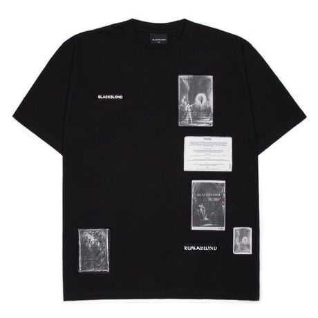 『BLACKBLOND』　ルネサンスパッチTシャツ (Black)