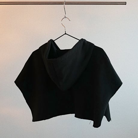 『LOUPS BLANCS』レイヤードフードボレロ (Black)