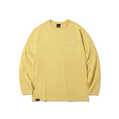 『grooverhyme』 　NYC ロケーションロングスリーブ Tシャツ (Yellow)