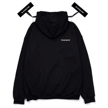 『BLACKBLOND』ダブル B ロゴパーカー (Black)