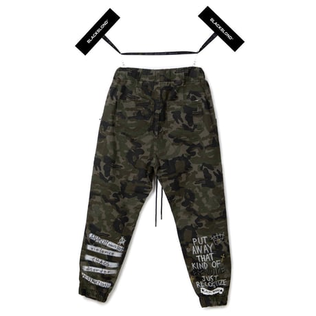 Blackblond BBD Graffiti Camo Jogger Pants (Khaki)