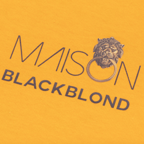 『BLACKBLOND X MAISON』 　ロング スリーブ Tシャツ (Yellow)