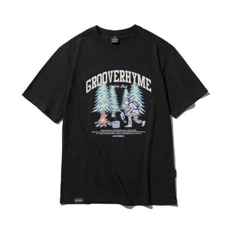 『grooverhyme』 　キャンピングボーイ Tシャツ (Black)
