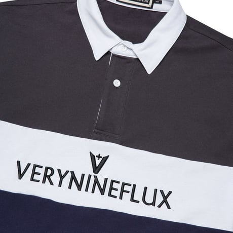 『Verynineflux』 シグネチャーPK Tシャツ (Charcoal)