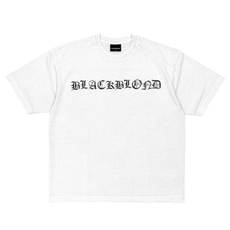 『BLACKBLOND』　crushed faith pigment t-shirt (White)