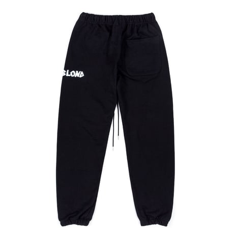 『BLACKBLOND』 　グラフィティーサイドロゴスウェットパンツ (Black)