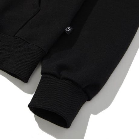 『Code:graphy』 　アーチロゴジップアップパーカー (Black)