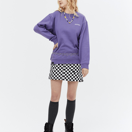 『grooverhyme』 　NYC ロケーションスウェット (Purple)