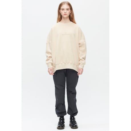 『Verynineflux』 ラウレルスウェット (Beige)
