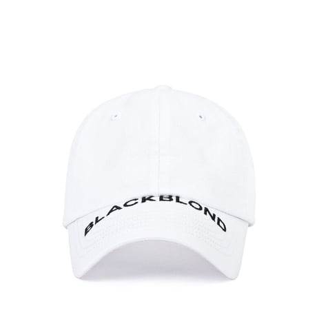 『BLACKBLOND』   カバードオリジナルロゴキャップ (White)