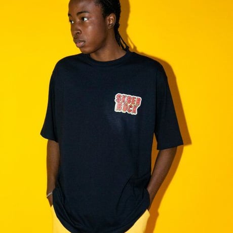 『SK8ER ROCK』 　3D ロゴ半袖 Tシャツ (Navy)