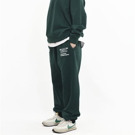 『OKENS SEOUL 』 rise and dawn training pants   (Dark Green)