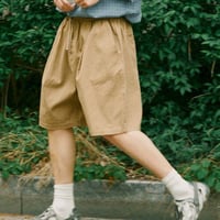 『grooverhyme』 　バーミューダショーツパンツ (Beige)
