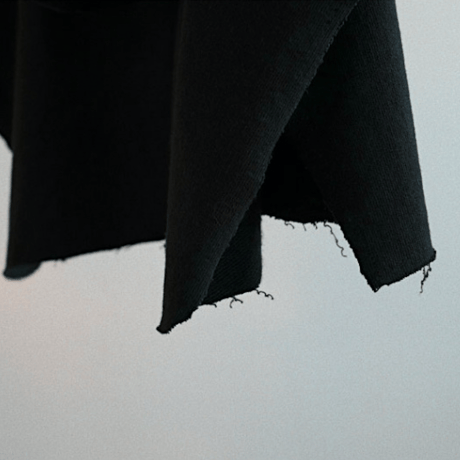 『LOUPS BLANCS』レイヤードフードボレロ (Black)