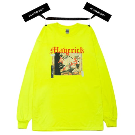『BLACKBLOND』 　マーベリックロングスリーブ Tシャツ (Neon)