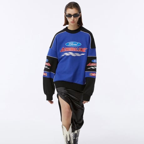 『GROOVE RHYME』 アドレナリンスウェットシャツ (Black)