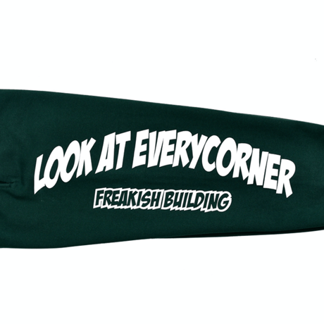 『FREAKISH BUILDING』 LAEC SWEATPANTS (Green)