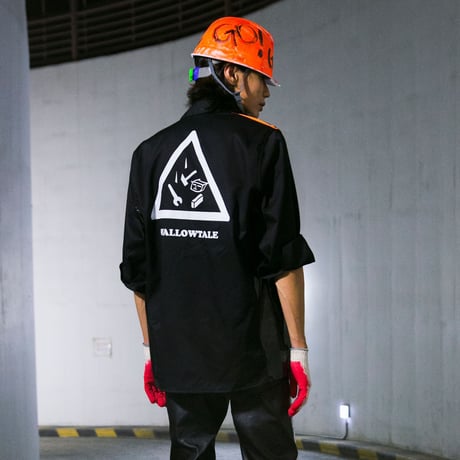 Swallowtale Hologram combination Shirts (Black)