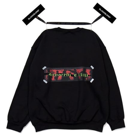 『BLACKBLOND』Innocent Crime Crewneck Champion Ver. (Black)