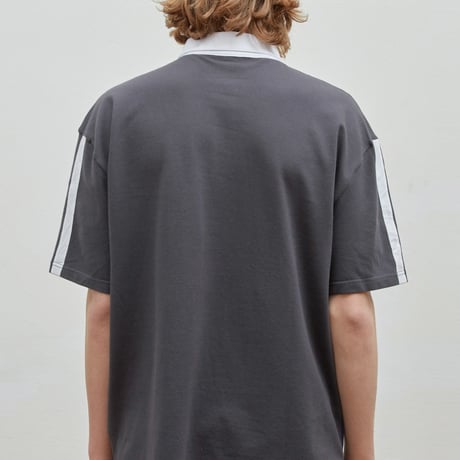 『Verynineflux』 シグネチャーPK Tシャツ (Charcoal)