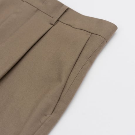 『HIFIFNK』  alden wool trousers pants (Cocoa)