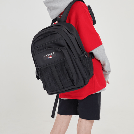 『VETEZE』 　レトロスポーツバッグ2 (Black)