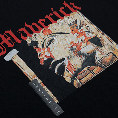 『BLACKBLOND』 　マーベリックロングスリーブ Tシャツ (Black)