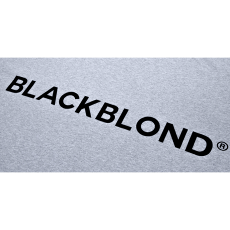 『BLACKBLOND』　クラシックスマイルロゴショートスリーブ Tシャツ (Gray)
