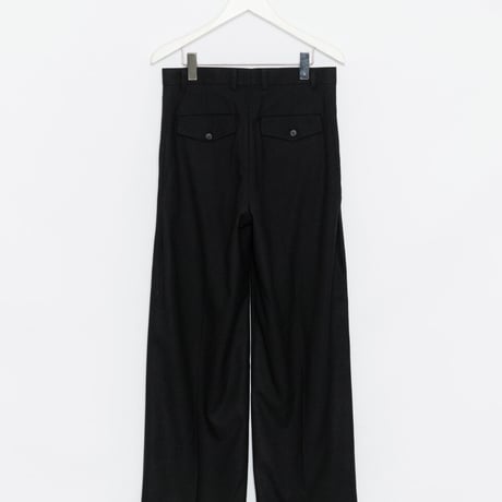 『HIFIFNK』  alden wool trousers pants (Black)