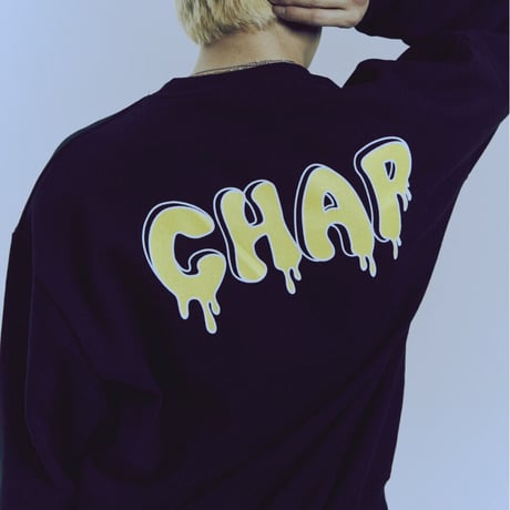 『CHAP CHAP』 　オリジナルチャップスウェットシャツ (Black)