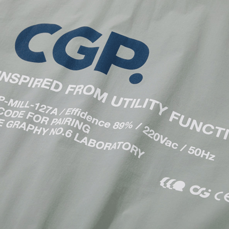 『Code:graphy』 　PIPING JUMP SUIT (Grey)