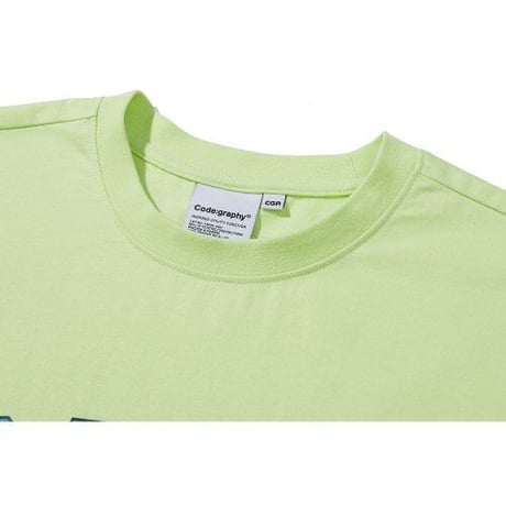 『Code:graphy』 　フラワーロゴ Tシャツ (Melon)
