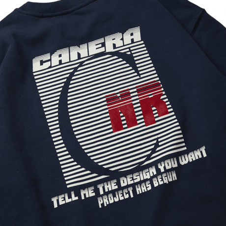 『CANERA』　シンボルスウェットシャツ (Navy)