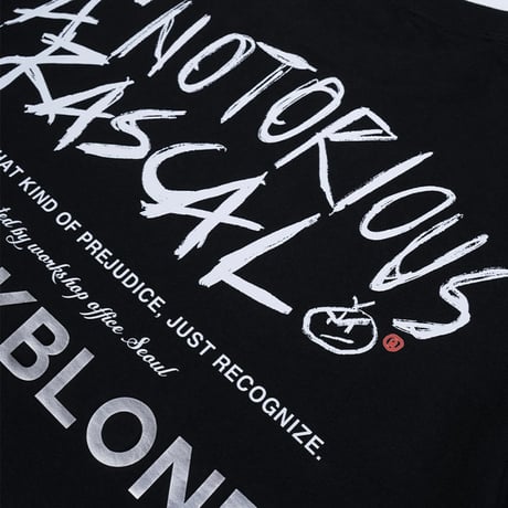 『BLACKBLOND』　rascal t-shirt (Black)