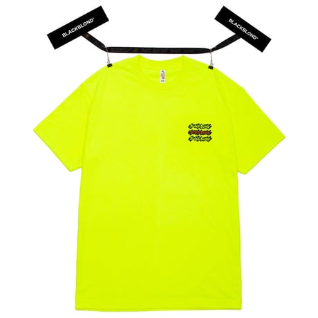 『BLACKBLOND』 グラフィティーロゴショートスリーブ Tシャツ (Neon)