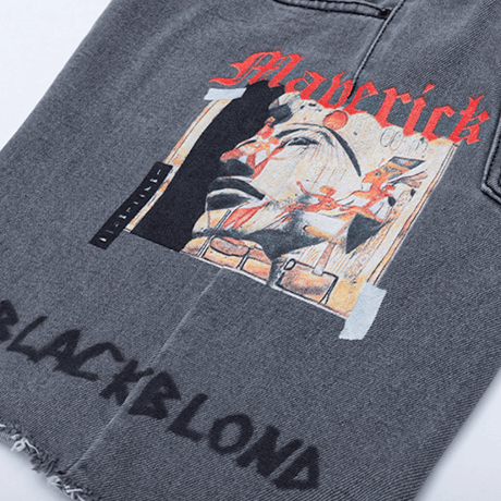 『BLACKBLOND』  マーベリックショートパンツ (Dark Gray)
